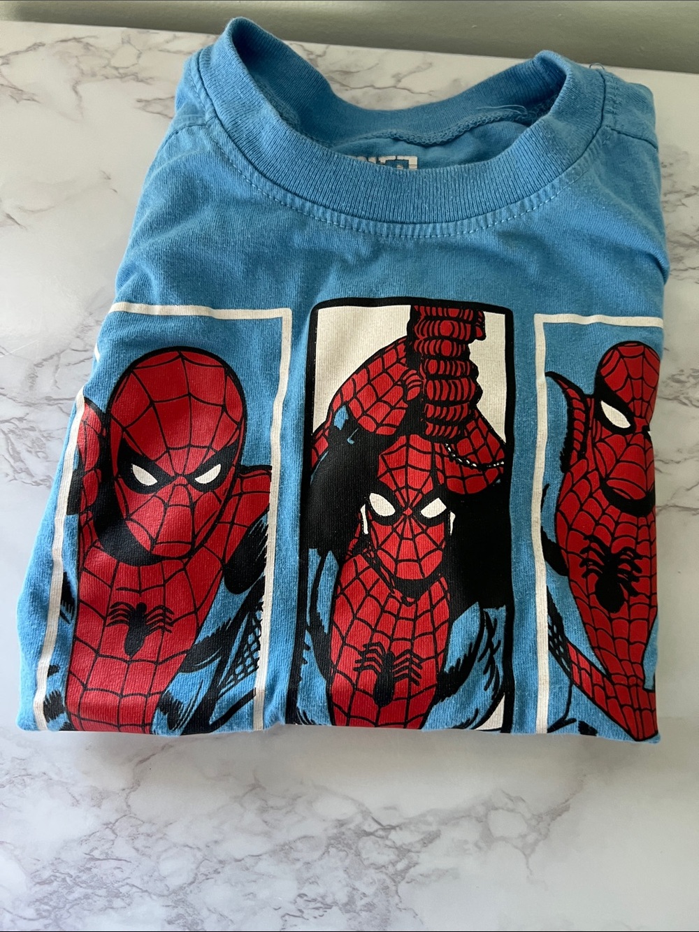 Blue Spider-Man Graphic Tee